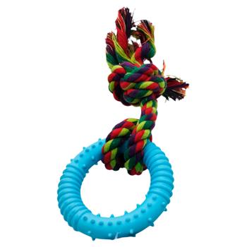 Ring with Rope Toy for Dogs 23cm