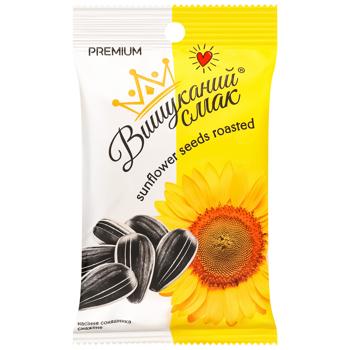 Семена подсолнечника Вишуканий Смак Premium жареные 80г - купить, цены на Торба - фото 1