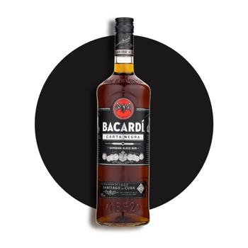 Bacardi Carta Negra Dark Rum 40% 1l - buy, prices for Ideal - photo 2