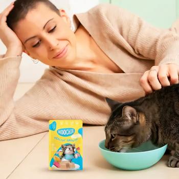 Корм вологий Moochie Healthy Growth з тунцем та куркою для кошенят 70г - купити, ціни на MasterZoo - фото 2