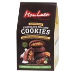 Печиво MonLasa Веган шоколадне з праліне та лісовим горіхом без цукру без глютену 120г