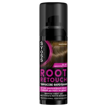 Syoss Root Retoucher Brown Toning Spray 120ml