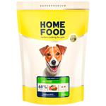 Корм сухий Home Food з ягням та рисом для активних собак малих порід 1,6кг