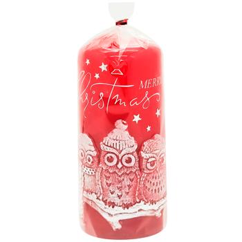 Decorative Candle Owls 60x130mm - buy, prices for Supermarket "Kharkiv" - photo 1