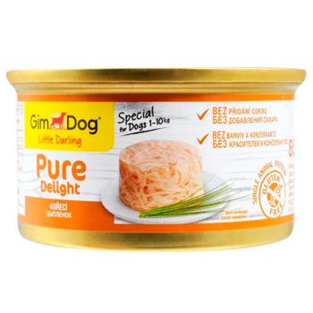 GimDog LD Pure Delight Wet Food with Chicken for Dogs of Miniature Breeds 85g