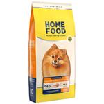 Home Food Dry Food with Turkey and Salmon for Healthy Skin and Coat of Adult Dogs of Small Breeds 10kg