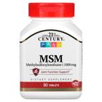 21st Century MSM Methylsulfonylmethane 1000mg 90 tablets