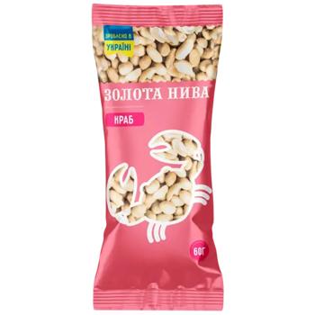 Zolota Nyva Crab Flavored Peanuts 60g - buy, prices for Torba - photo 1