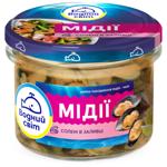 Мидии Водный Мир соленые в заливке 170г