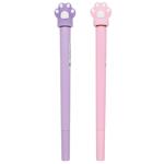 Ручка гелева Лапки 0,5мм синя