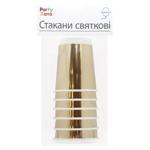 Party Khata Party Cups 250ml 6pcs Golden