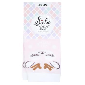 Siela Deer Classic Terry Women's Socks s.36-39 Pink - buy, prices for - photo 1