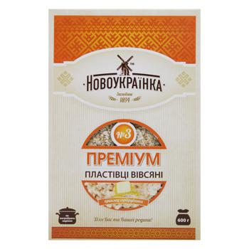 Пластівці вівсяні Новоукраїнка Преміум №3 600г - купити, ціни на МегаМаркет - фото 2