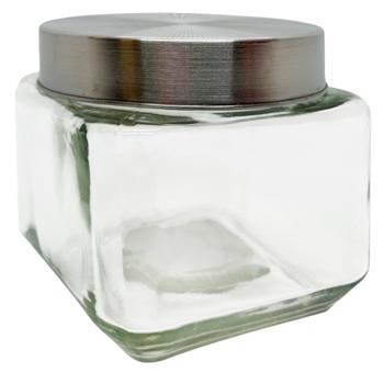 Банка з кришкою скляна квадратна 800мл 9907Y - купити, ціни на КОСМОС - фото 3