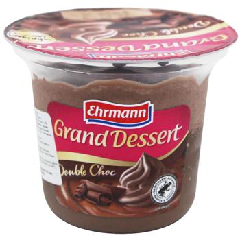 Десерт Ehrmann Grand Dessert Double Choc 4,3% 190г - купити, ціни на NOVUS - фото 1