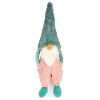 Bona Di Sitting Gnome Christmas Soft Toy 68cm Pink with Mint - buy, prices for WINETIME - photo 1