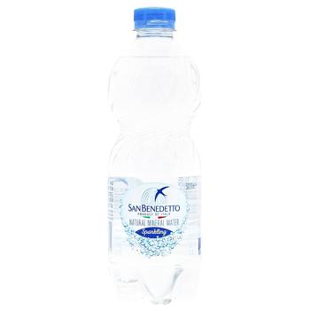 Вода минеральная San Benedetto сильногазированная 0,5л - купить, цены на Чудо Маркет - фото 1