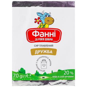 Сыр плавленый Фанни Дружба 20% 70г - купить, цены на Идеал - фото 2