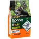 Корм сухий Monge Bwild Grain Free з качкою та картоплею для цуценят всіх порід 2,5кг