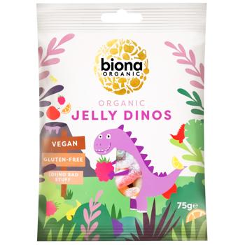 Biona Organic Jelly Dinos Jelly Candies on Sticks 75g