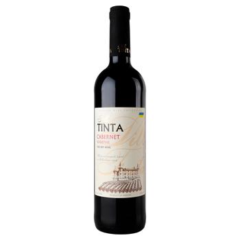 Вино Villa Tinta Cabernet красное сухое 11-13% 0.75л - купить, цены на MasterZoo - фото 1