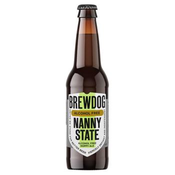 Пиво BrewDog Nanny State светлое безалкогольное 0,33л - купить, цены на МегаМаркет - фото 1