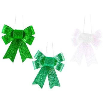 Подвеска Decoris Бант 11х10х2см в ассортименте