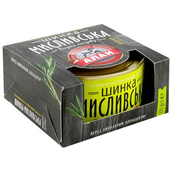 Шинка Алан Мисливська тушена консервована 325г - купити, ціни на Чудо Маркет - фото 3