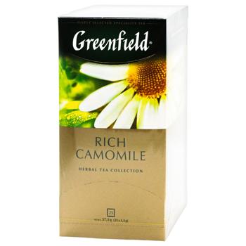 Greenfield Camomile Herbal Tea 1.5г*25pcs - buy, prices for MegaMarket - photo 1