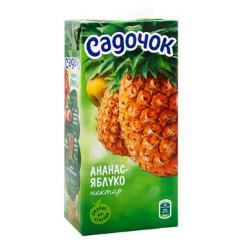 Нектар Садочок ананасово-яблочный 0,95л - купить, цены на Biotus - фото 3
