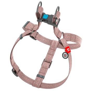 Waudog Re-cotton Reflective Harness for Dogs with QR-Passport 28-40cm / 10mm Brown - buy, prices for MasterZoo - photo 4