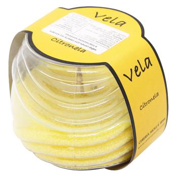 Свеча Cereria Molla Plastic Citronella Yellow от комаров - купить, цены на - фото 3