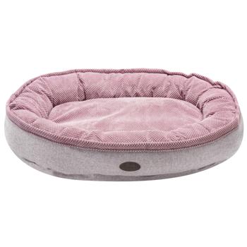 Лежак Harley and Cho Donut Soft Touch Pink 110х80см рожевий - купити, ціни на MasterZoo - фото 1