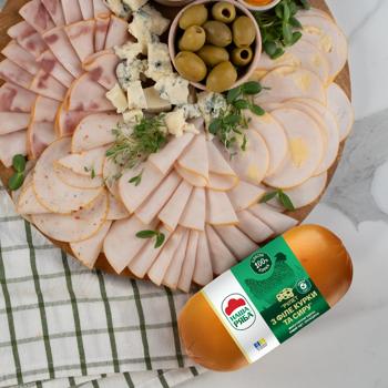 Ветчина Рулет из филе курицы и сыром Наша Ряба копчено-вареная высший сорт 500г - купить, цены на Чудо Маркет - фото 4