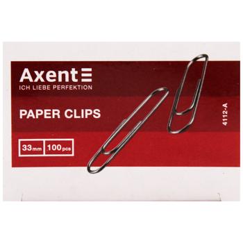 Axent Nickel Paper Clips 100pcs*33mm - buy, prices for - photo 2
