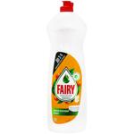 Fairy Orange And Lemongrass Dishwashing Liquid Detergent 1l