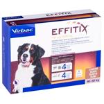 Virbac Effitix Drops on Withers for Dogs from 40 to 60kg from External Parasites 402mg/3600mg 4 pipettes