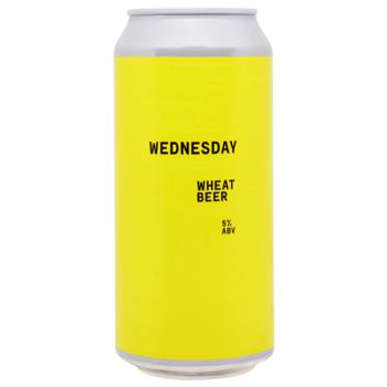 And Union Wednesday Wheat Beer Light Unfiltered Beer 5% 0.44l - buy, prices for WINETIME - photo 1