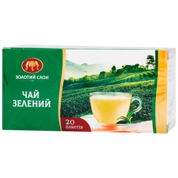 Zolotij Slon Green Tea 1.3g*25pcs - buy, prices for Epicentr FOOD - photo 1