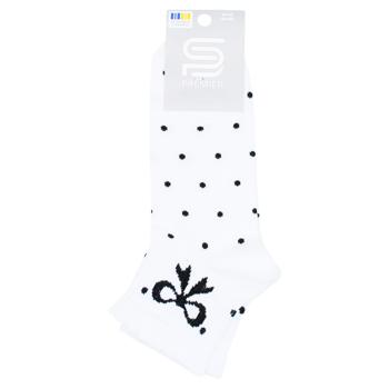 Premier Socks Econom Women's Bows Socks s.23-25 White - buy, prices for EKO Market - photo 1