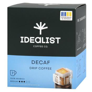 Idealist Coffee Decaf Drip Coffee 12g*7pcs - buy, prices for WINETIME - photo 1