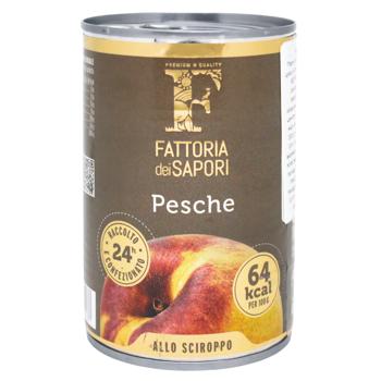 Персики Fattoria dei Sapori 415г - купити, ціни на КОСМОС - фото 1