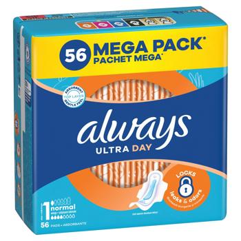 Прокладки гігієнічні Always Ultra Normal 56шт - купити, ціни на ULTRAMARKET - фото 2