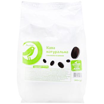 Кава в зернах Auchan Арабика 500г - купить, цены на Auchan - фото 2