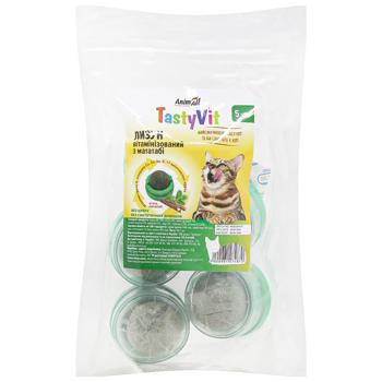 AnimAll TastyVit Vitaminised Lick with Matatabi and Chicken Flavour Cat Treats 5pcs 30g - buy, prices for Auchan - photo 1