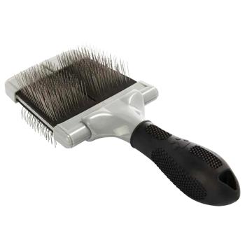 Щітка-пуходерка собак та котів FURminator жорстка 20,5 х 9,5 х 1,5 см L - купить, цены на MasterZoo - фото 4