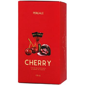 Конфеты Pergale вишня в ликере 170г - купить, цены на КОСМОС - фото 1