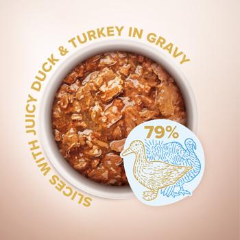 Корм влажный Club 4 Paws Premium Selection с уткой и индейкой для собак малых пород 85г - купить, цены на - фото 2