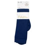 Moi Faini Ribbed Children's Knee Highs s.36-39 Blue