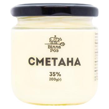 Сметана Вілла Роз 35% 200г - купить, цены на Grono - фото 1